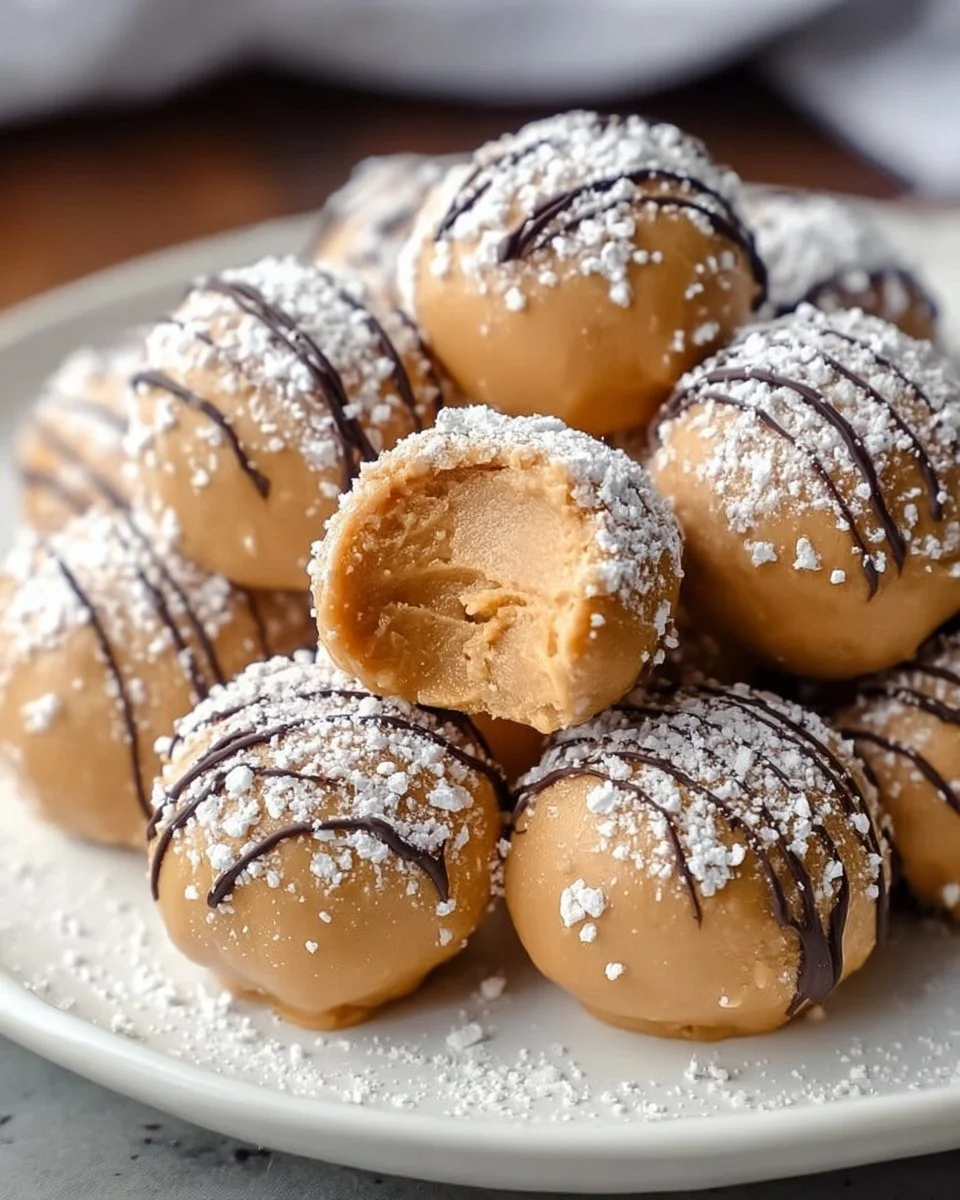 3-Zutaten Erdnussbutterbällen