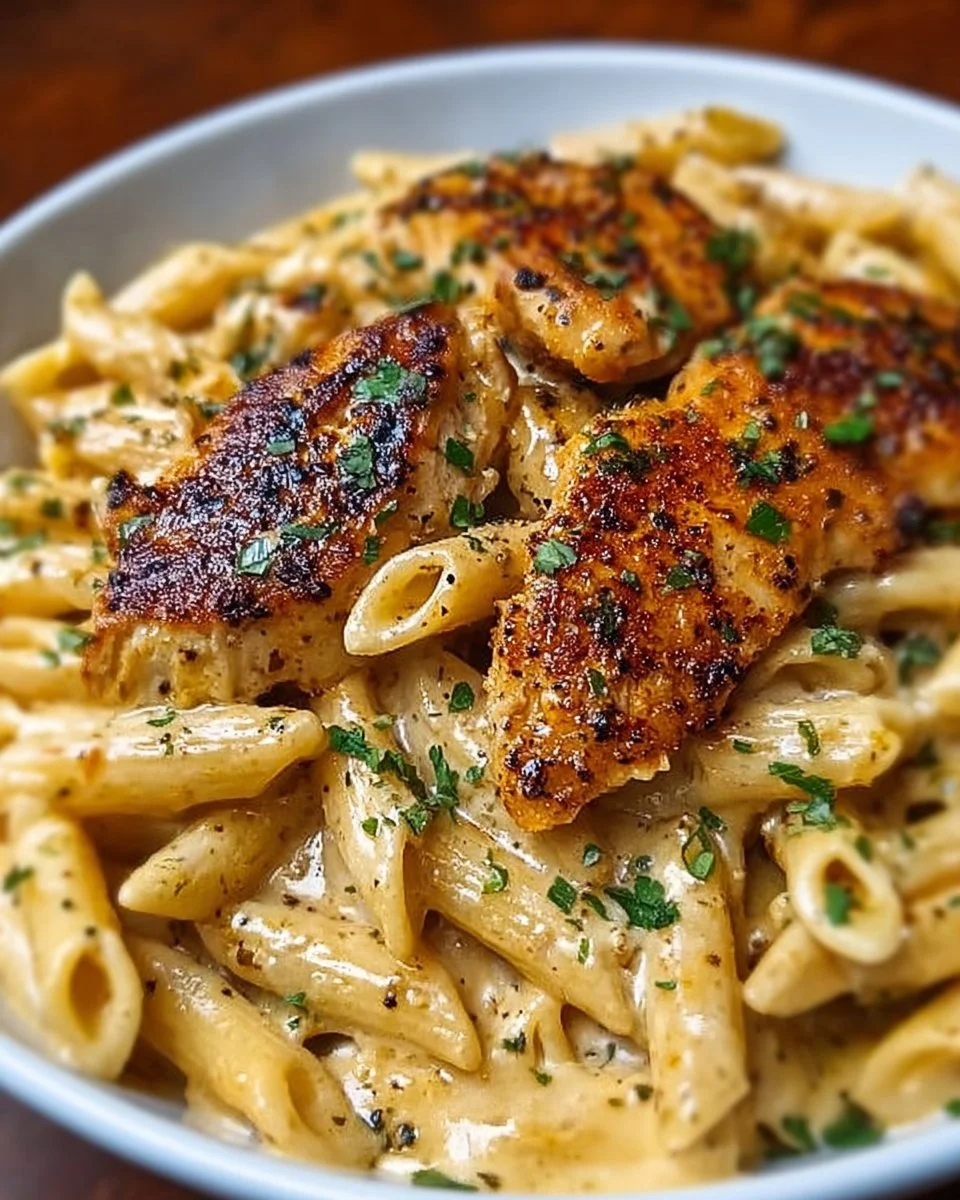 Cremige Cajun-Hühnchen-Pasta: Ein kühner, geschmacksintensiver Abendessen
