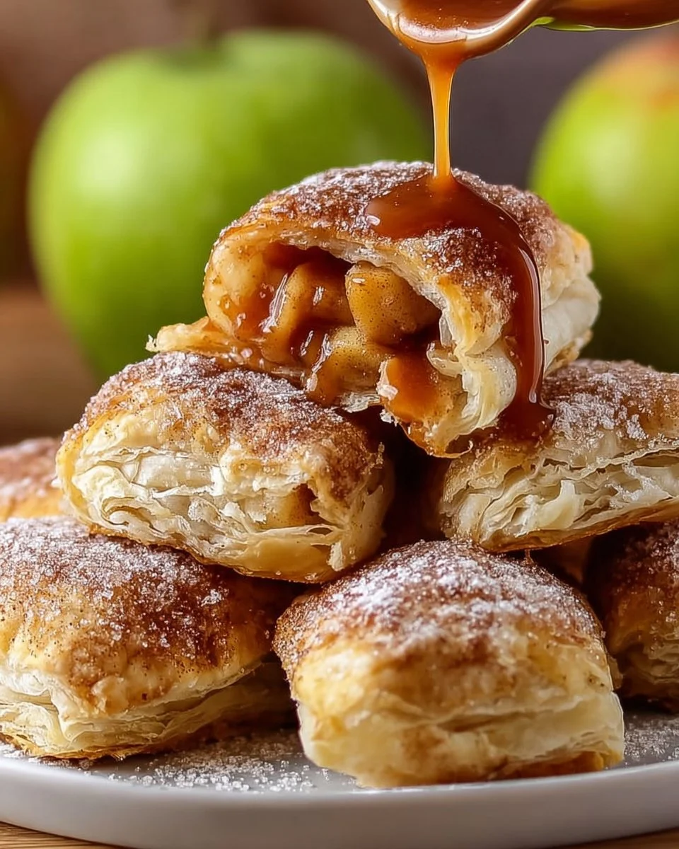 Einfache Karamell-Apfel-Pasteten