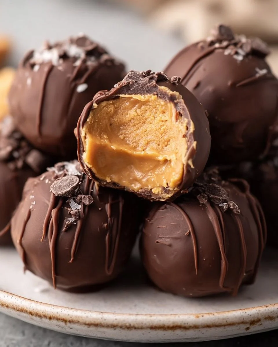 Erdnussbutterbälle
