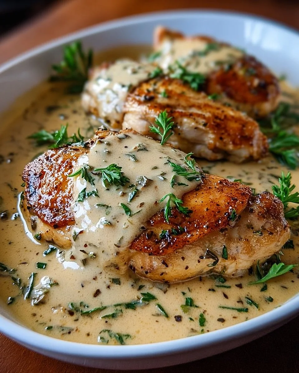 Irisches Huhn in Whiskey-Sahnesauce