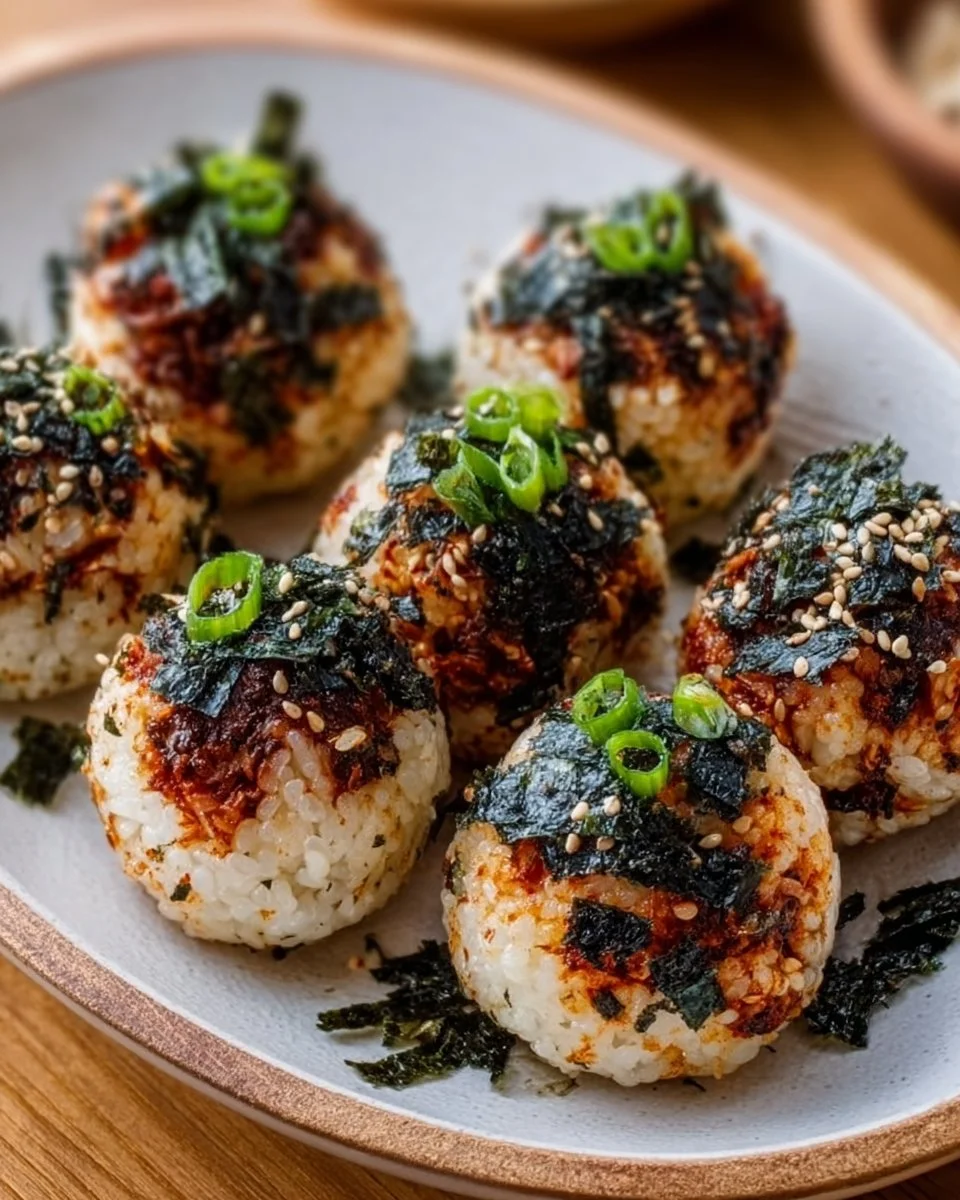 Koreanische Reisbällchen (Jumeokbap)