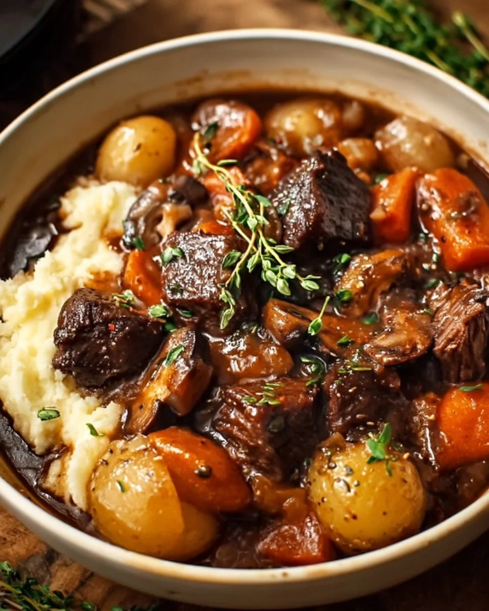 Pin von werdse auf gespeichert, ich habe das aus einem Grund gespeichert | Rindfleisch bourguignon, Rindfleisch bourguignon Rezept, Rezepte