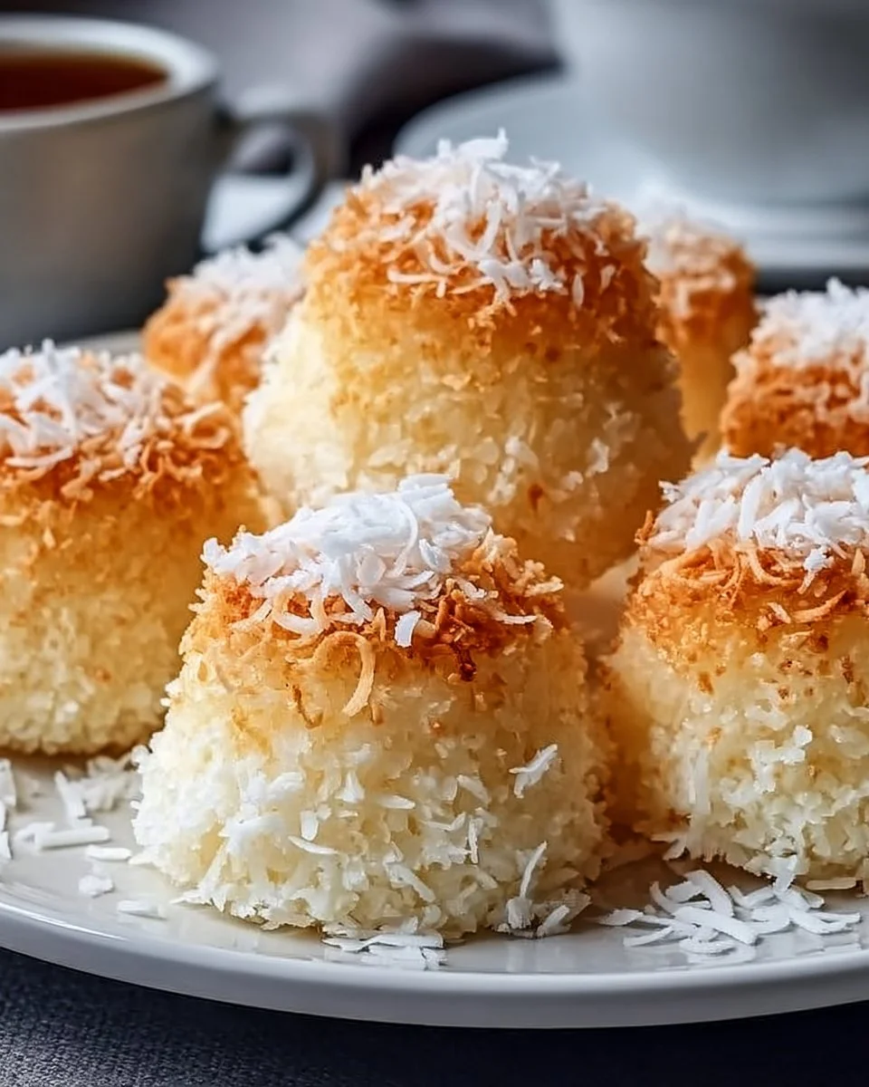 Portugiesische Kokosküchlein