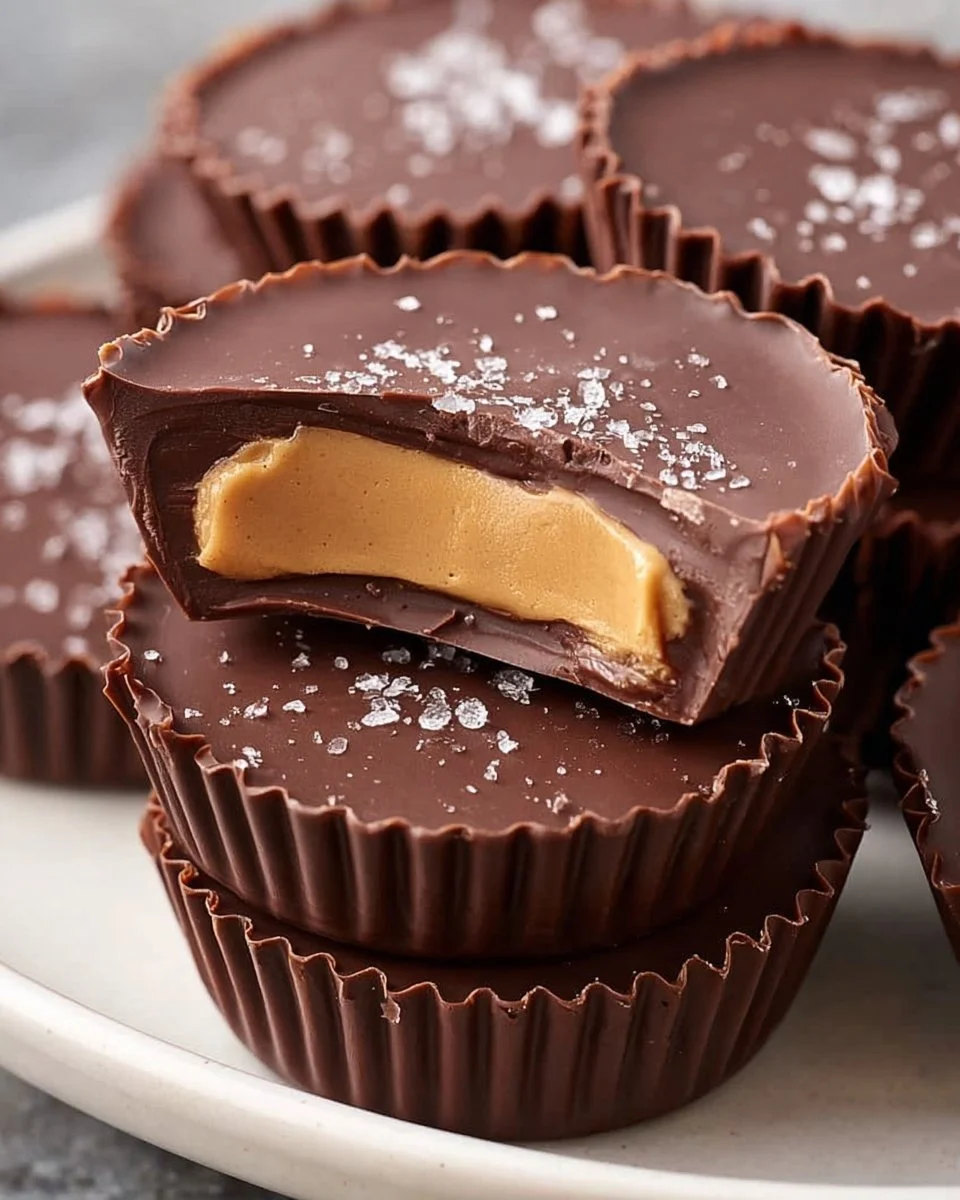 Protein-Erdnussbutter-Tassen Rezept