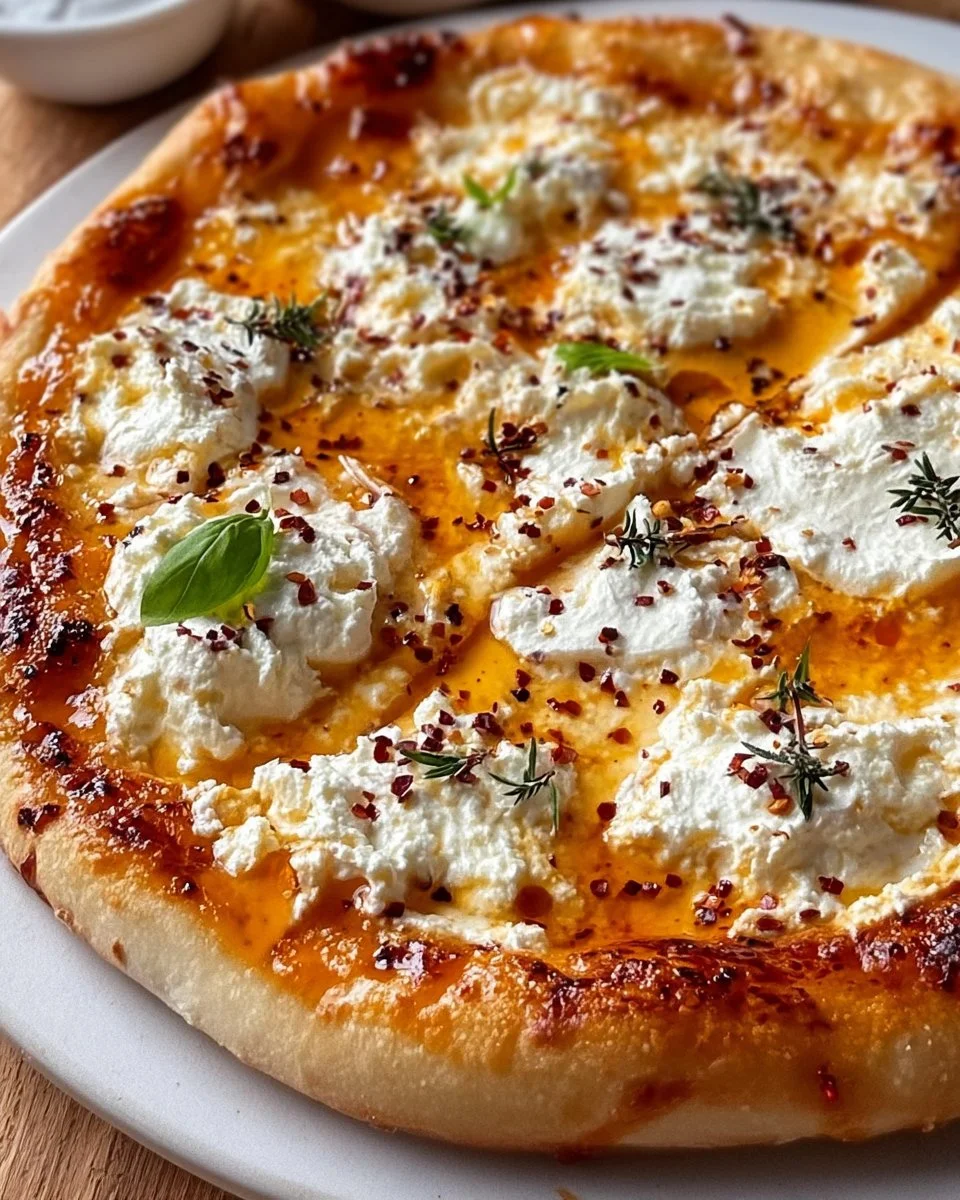 Unwiderstehliche heiße Honig-Ricotta-Pizza-Delikatesse: Ein unglaubliches 7-Schritte-Rezept
