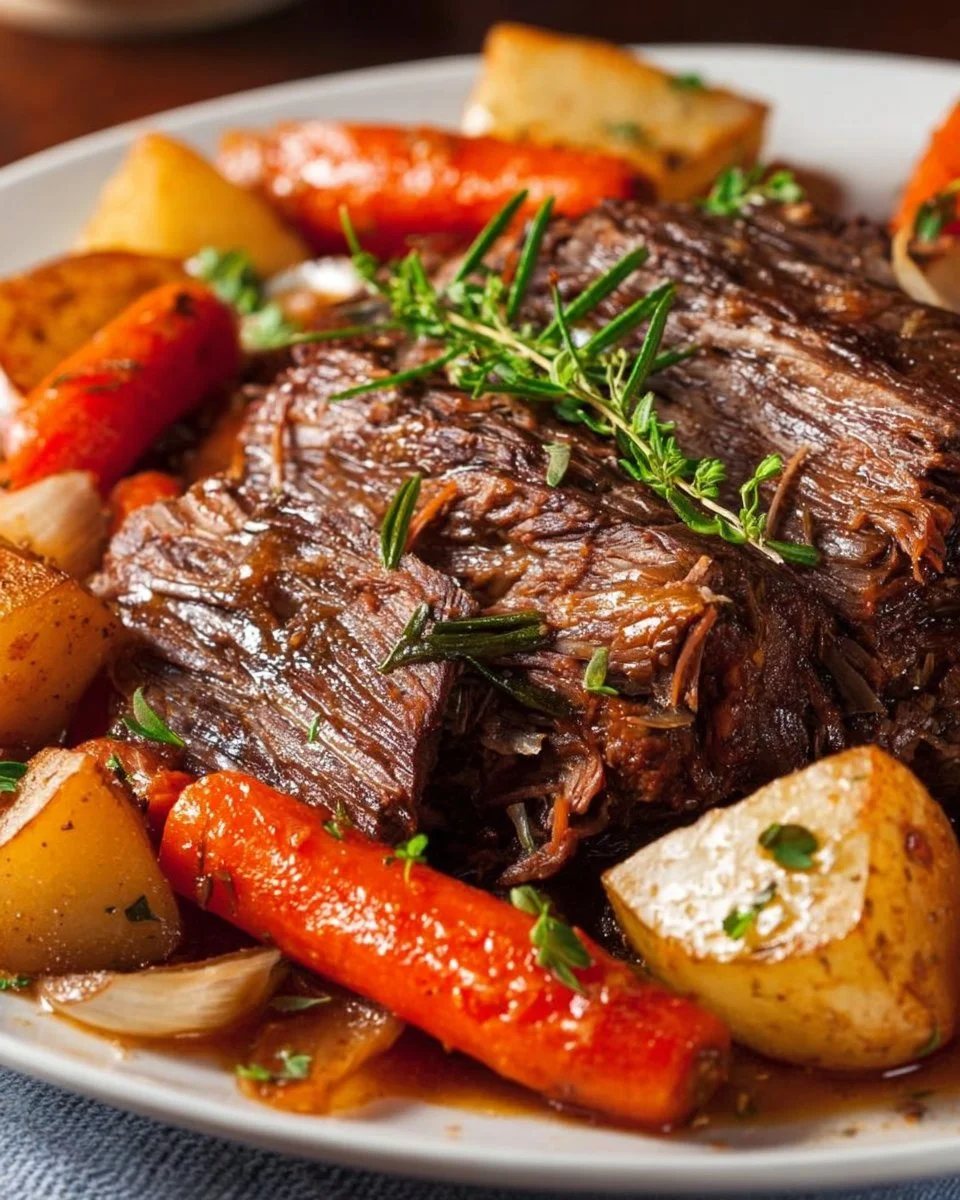 Zarte Schmorbraten im Crockpot