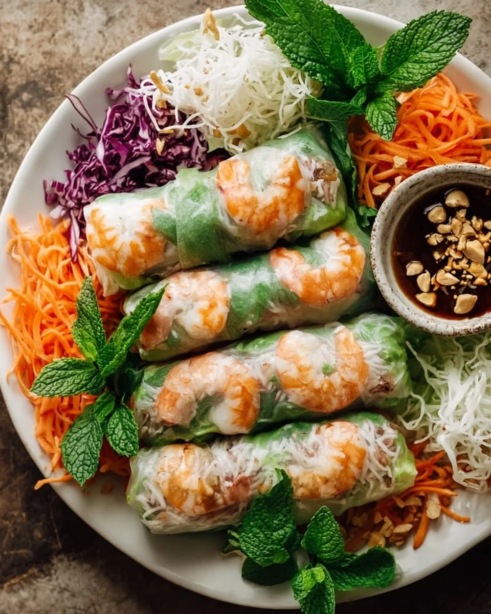 Authentische vietnamesische Frühlingsrollen