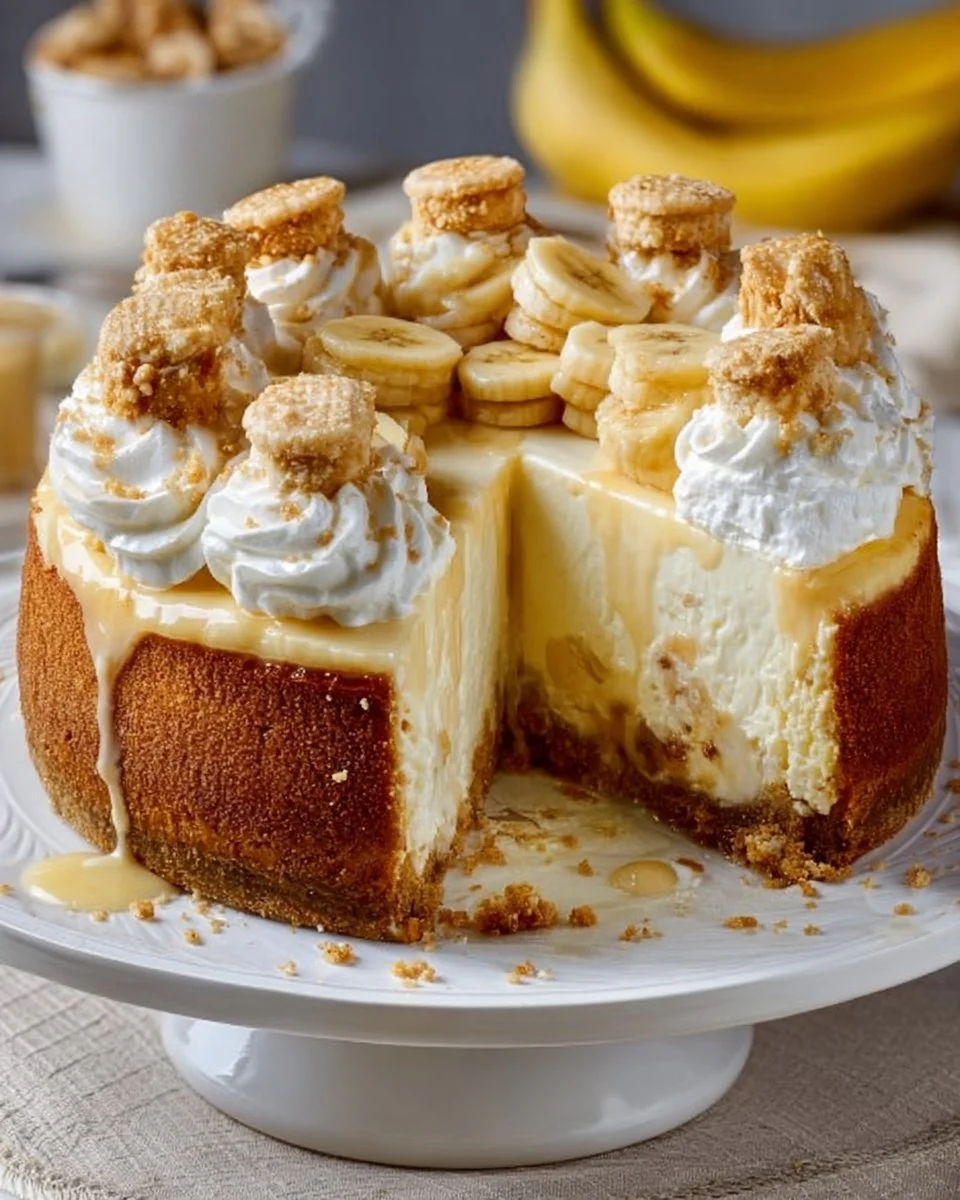 Bananenpudding-Käsekuchen Rezept