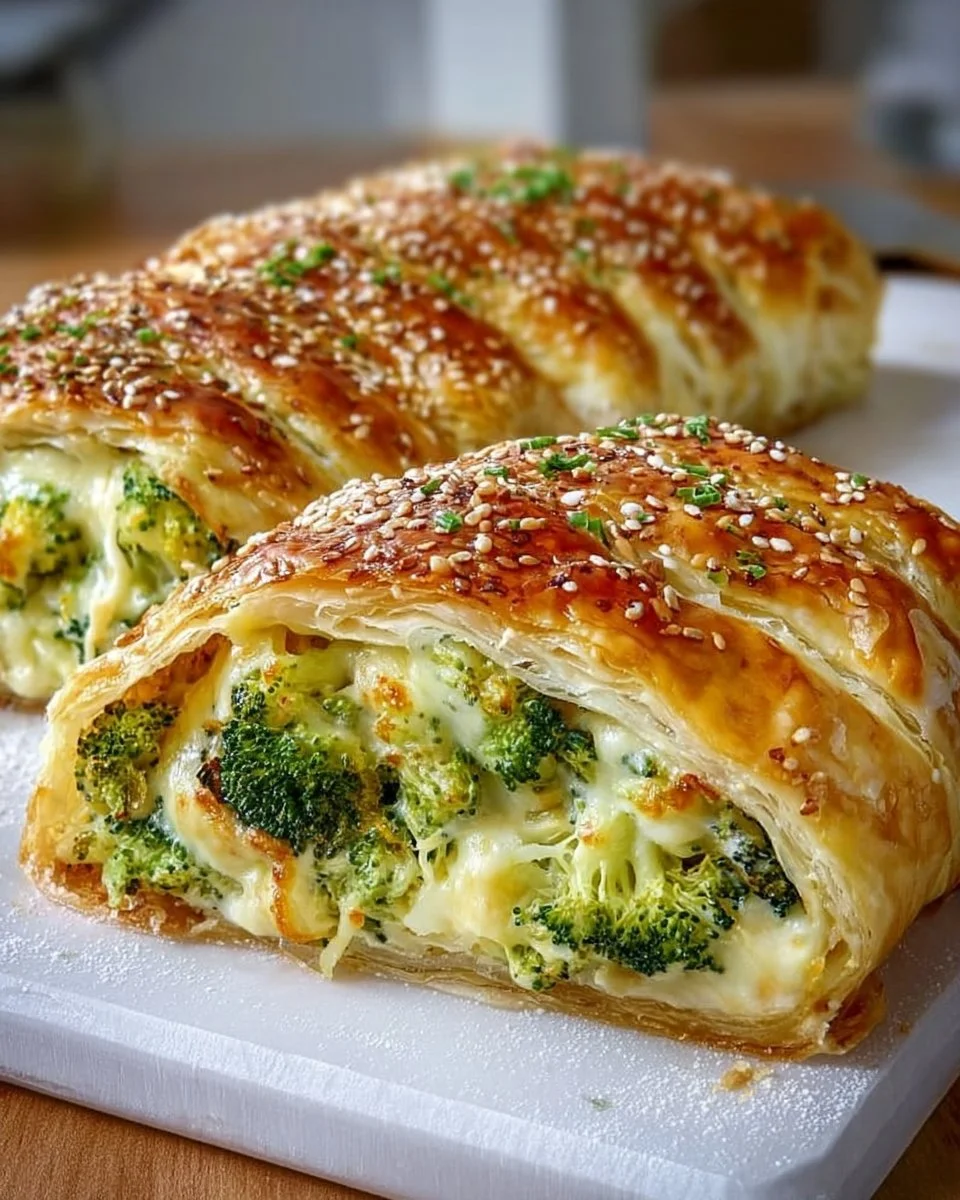 Brokkoli-Käse-Strudel