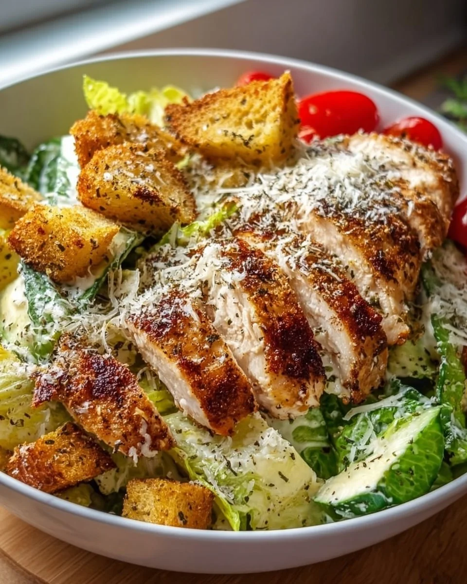 Caesar Hähnchen Schüssel