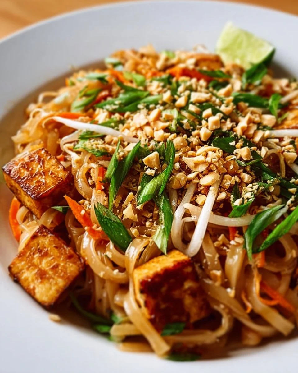 Der Ausgang: Veganes Tofu Pad Thai für Genießer
