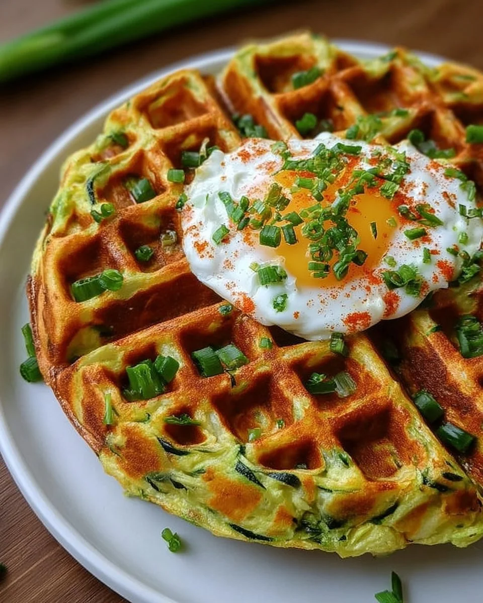 Einfache Zucchini-Waffeln