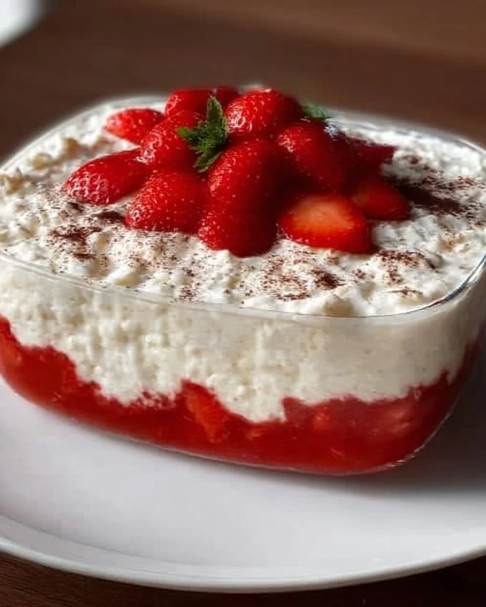 Erdbeer Milchreis Tiramisu