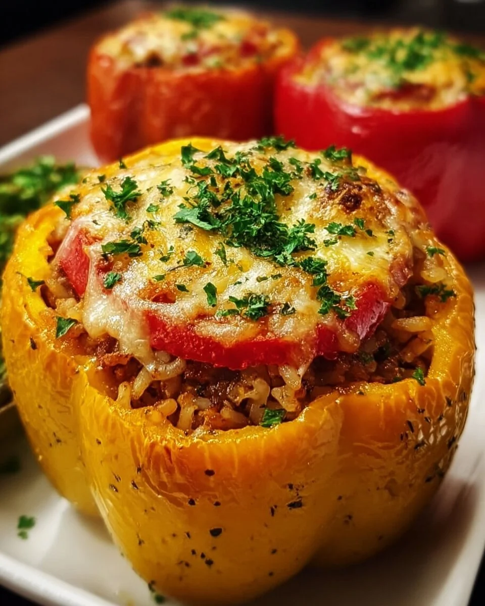 Gefüllte Paprika aus dem Airfryer
