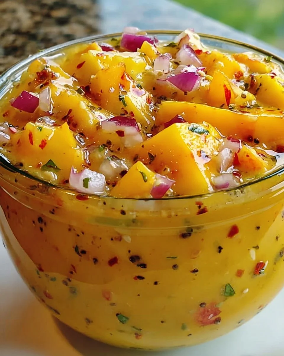 Pfirsichsalatdressing