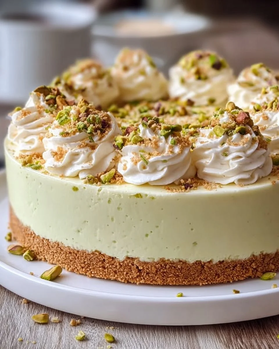 Pistachio Cheesecake No Bake