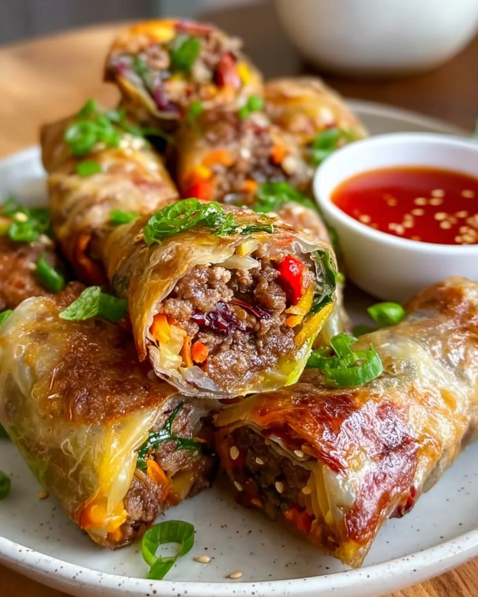 Proteinreiche Frühlingsrollen aus dem Airfryer