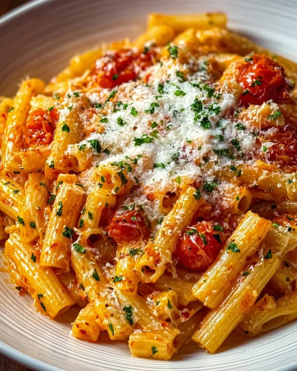 Tomaten-Knoblauch-Pasta