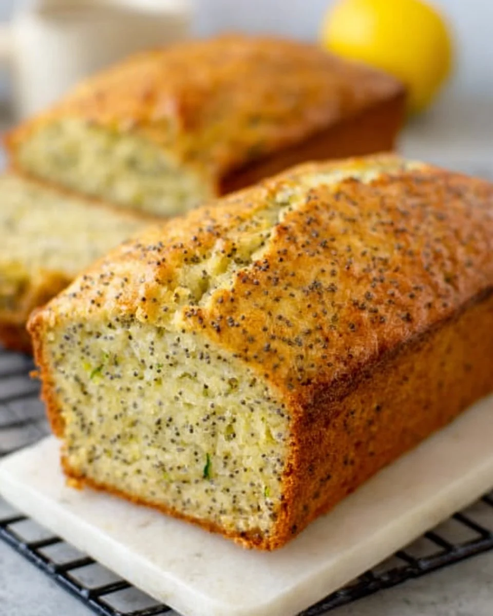 Zitronen-Mohnsamen-Zucchinibrot