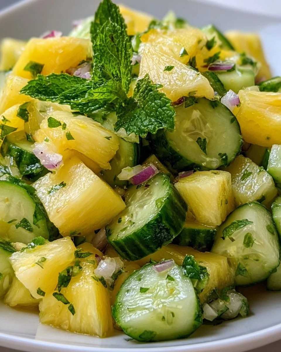 Ananas-Gurken-Salat