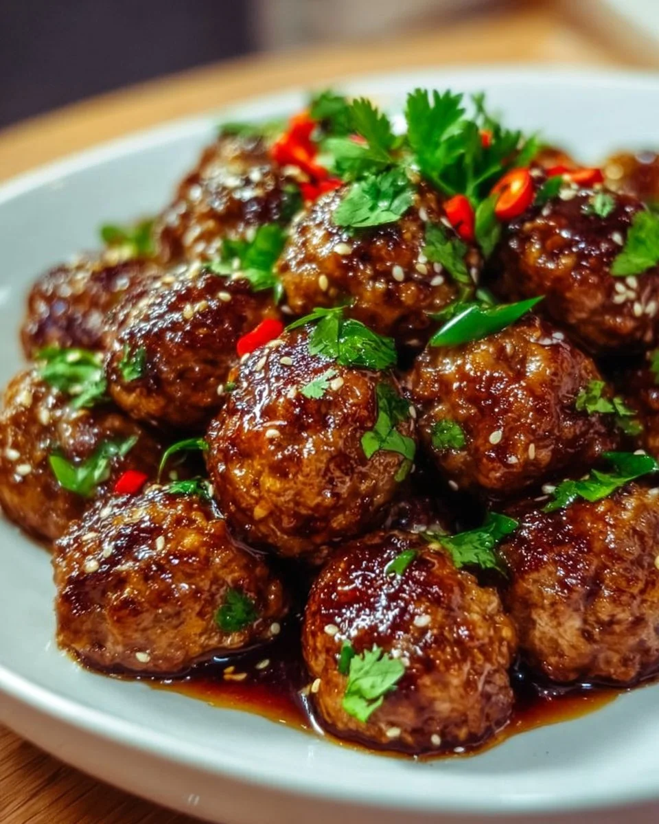 Asiatische Fleischbällchen