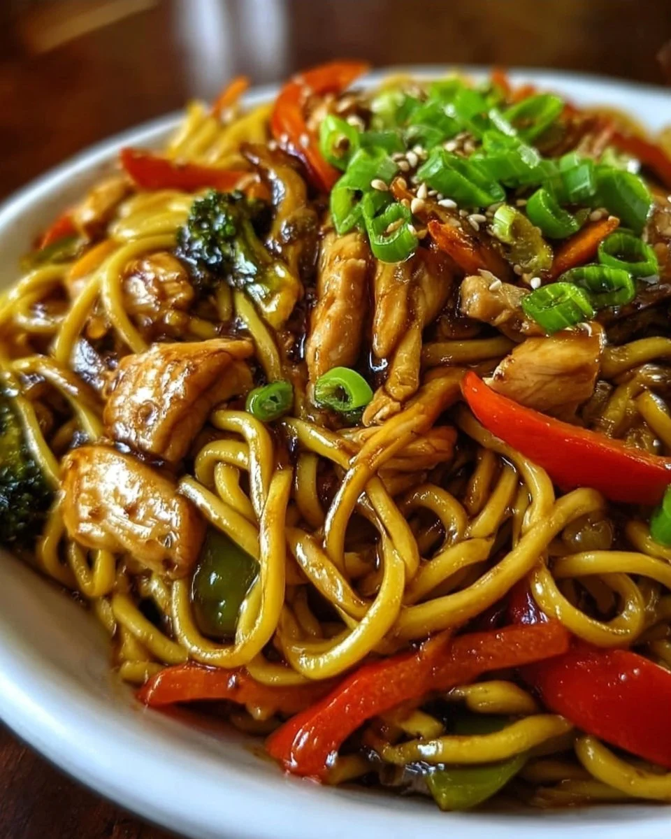 Crockpot Hähnchen Lo Mein