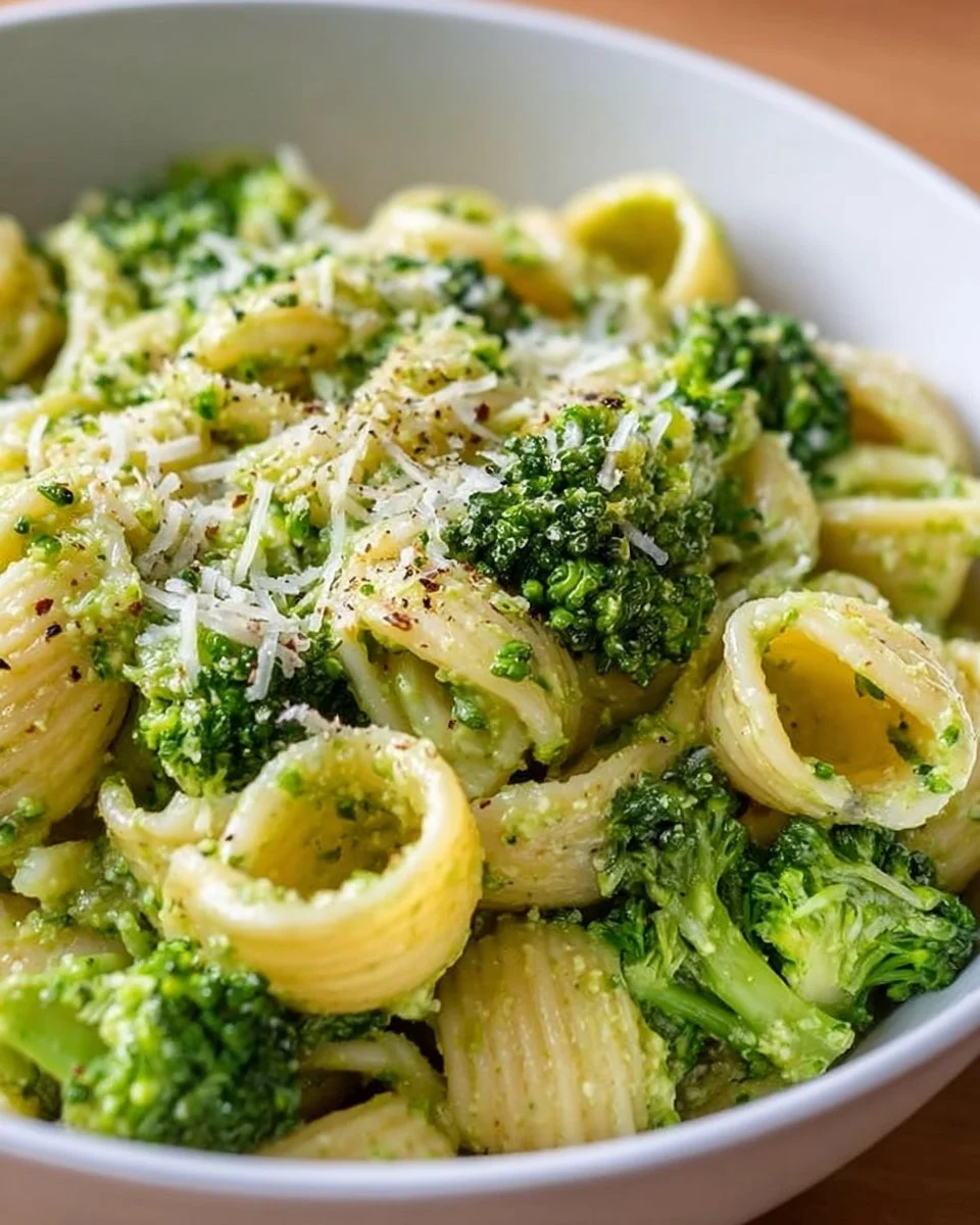 Einfache gesunde Brokkoli-Pasta