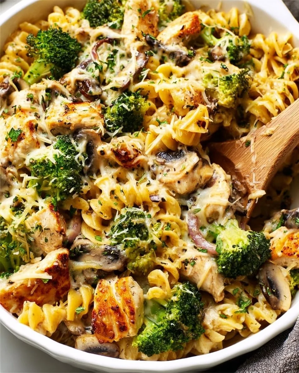 Gesunde Brokkoli-Hühnchen-Auflauf