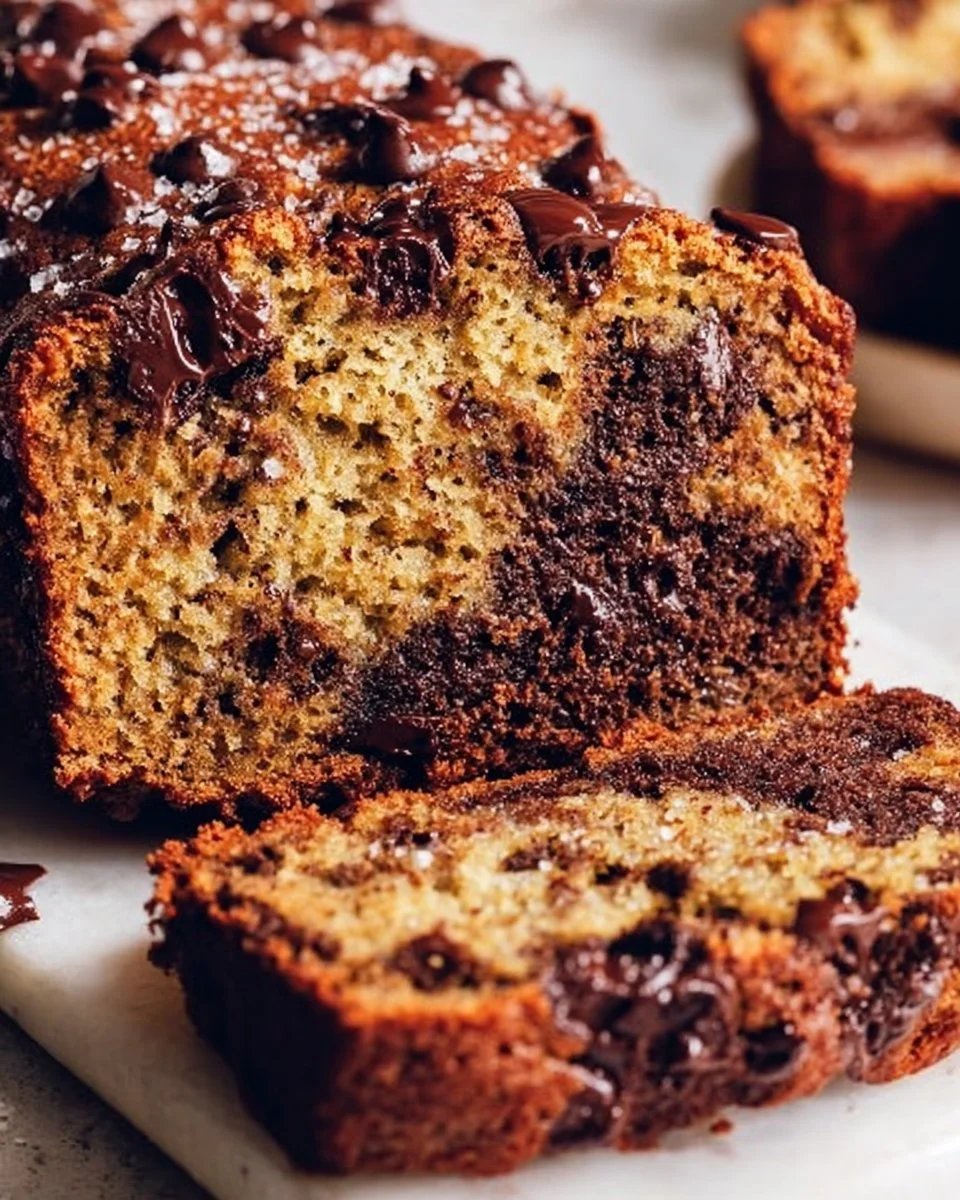 Schokoladenstückchen Zucchini Brot