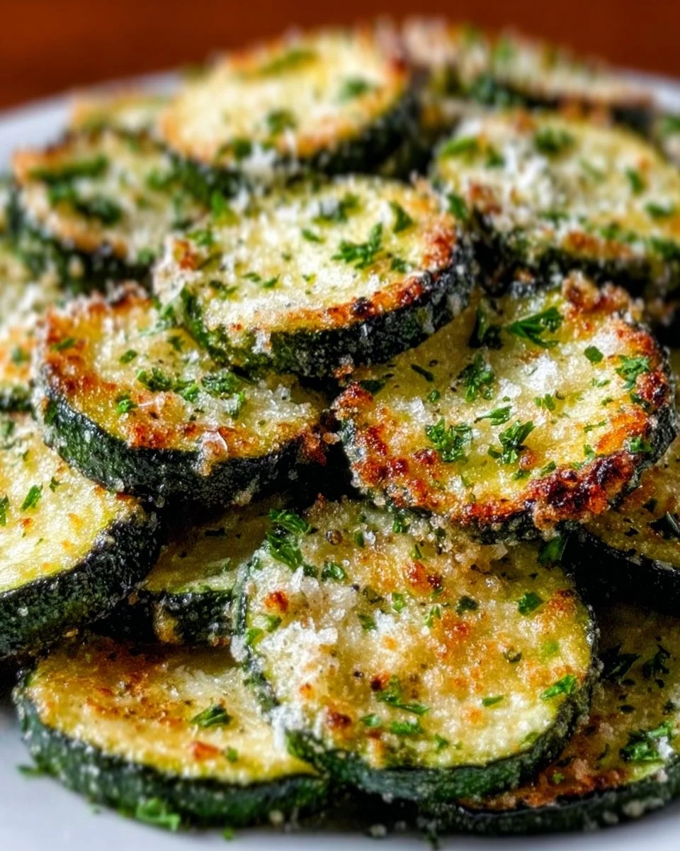 Unwiderstehlich knusprige Knoblauch-Parmesan geröstete Zucchini