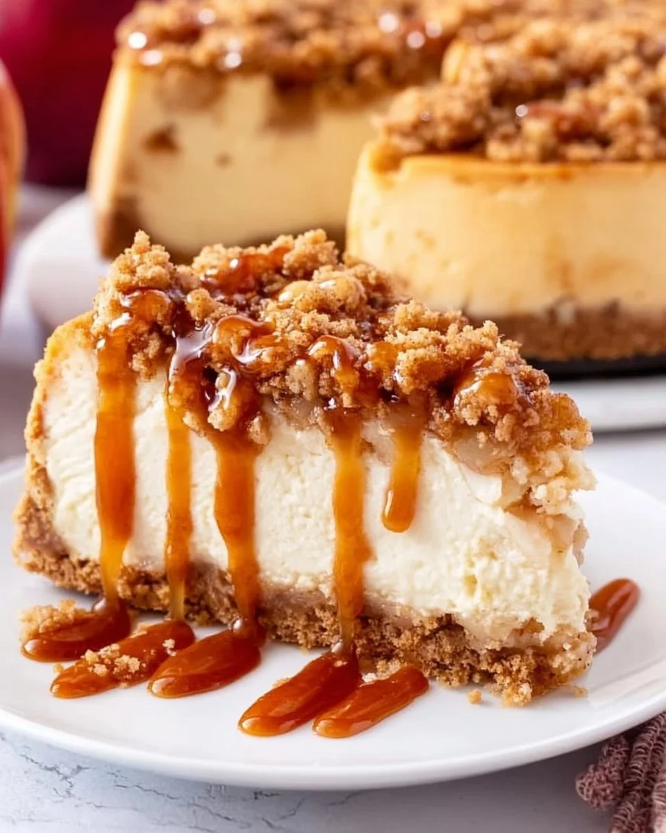 Apfel-Crisp-Käsekuchen