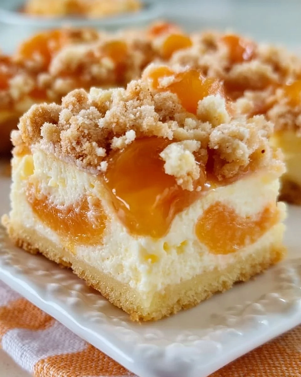 Aprikosenkuchen mit Quark und Streuseln