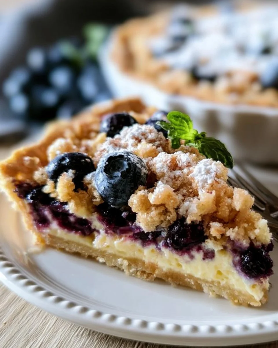 Blaubeer-Tarte mit Streuseln