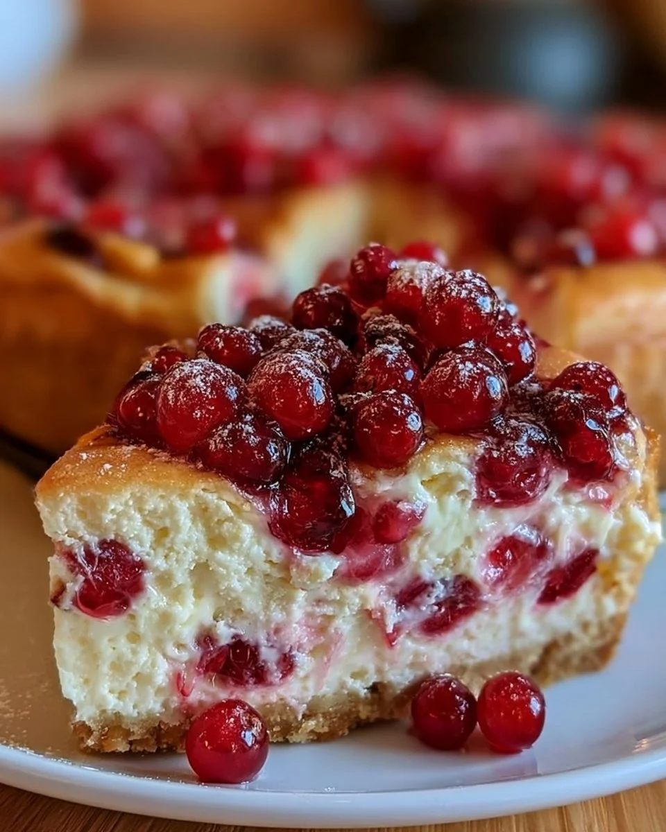 Cremiger Johannisbeer-Käsekuchen