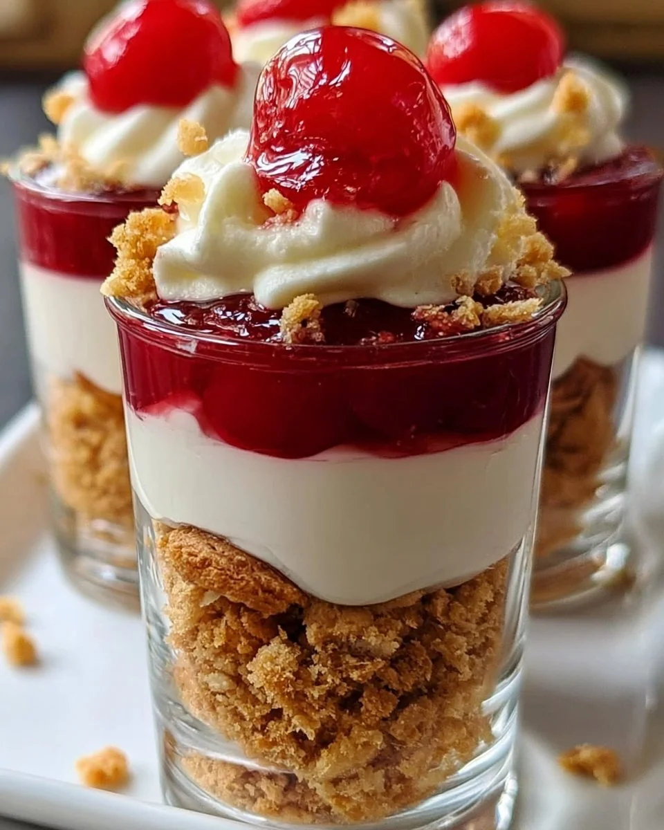 Cremiges No-Bake Käsekuchen-Parfait