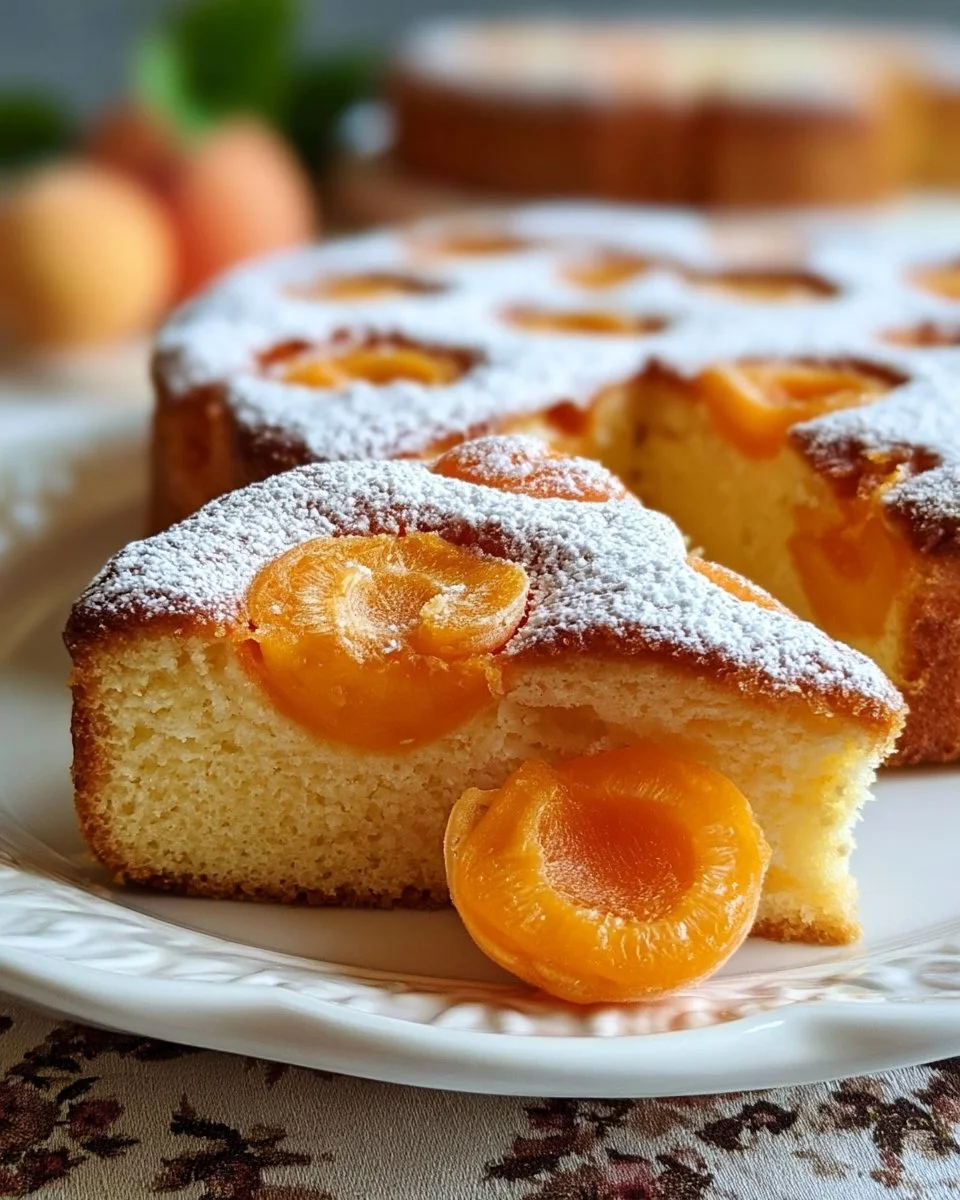 Einfache Aprikosenkuchen