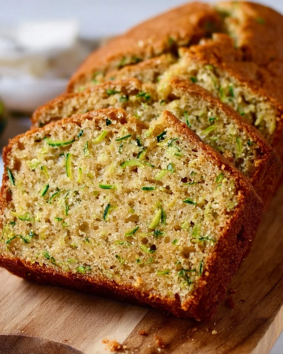 Einfaches Zucchinibrot, super feucht und zart - ein leckeres Rezept.
