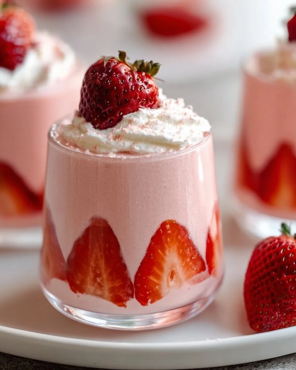 Erdbeer-Mousse – Ein köstliches und luftiges Dessert | Erdbeer-Mousse-Rezept, Rezepte mit Erdbeersirup, Gefrorenes Erdbeer-Rezept