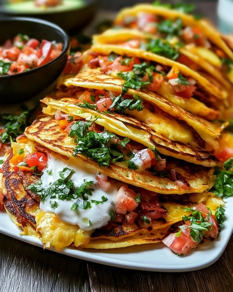 Herzhafte Pfannkuchen-Tacos