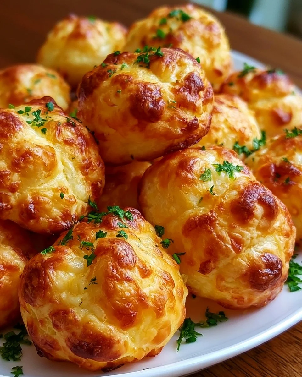 Knusprige Käse Puff Snacks auf einem Teller, perfekt für jeden Snack-Anlass.