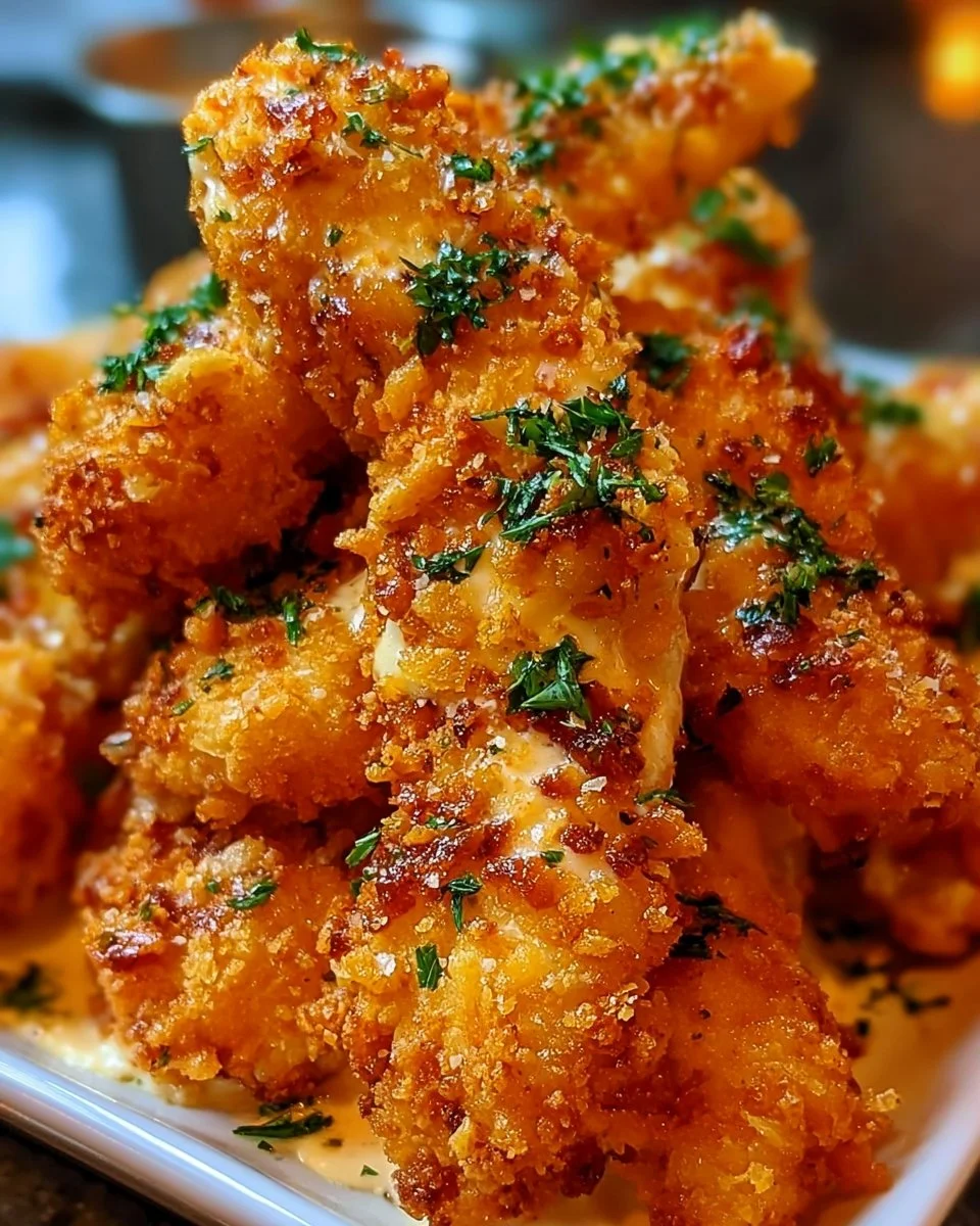Knusprige Crack-Chicken-Streifen, die das Abendessen für immer verändern werden.