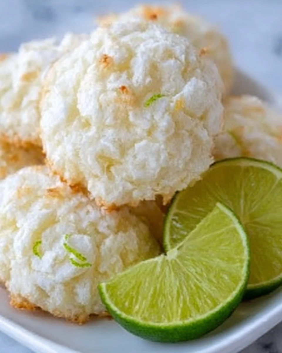 Kokosnuss Key Lime Kekse