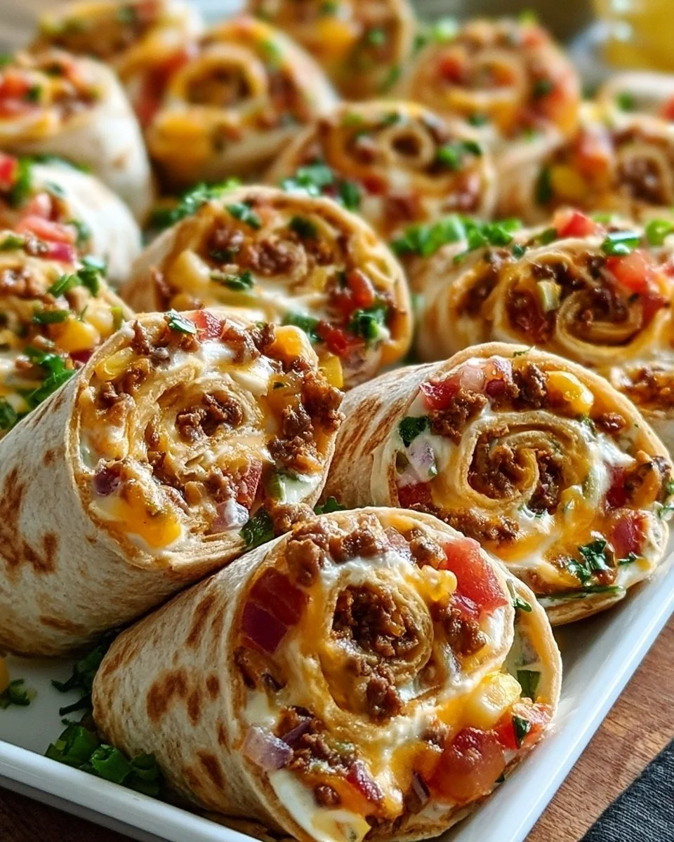 Leckere Taco Pinwheels – Ideal für jede Party & Appetizer!