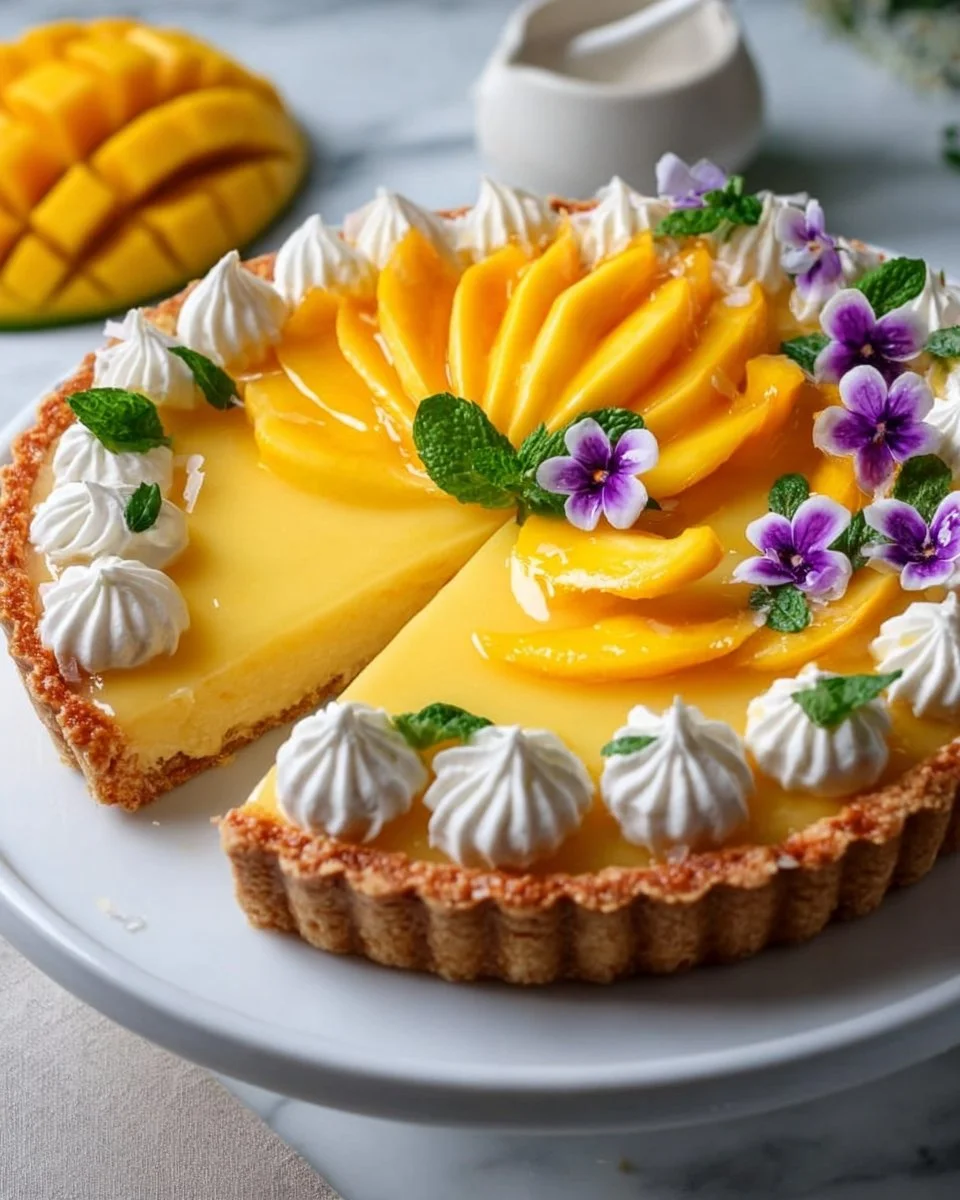 Mango-Curd-Tarte