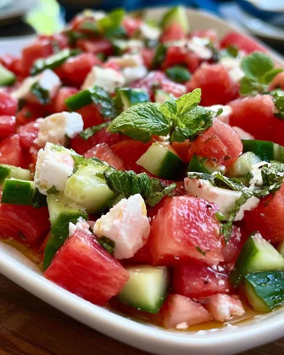 Melonen-Feta-Salat