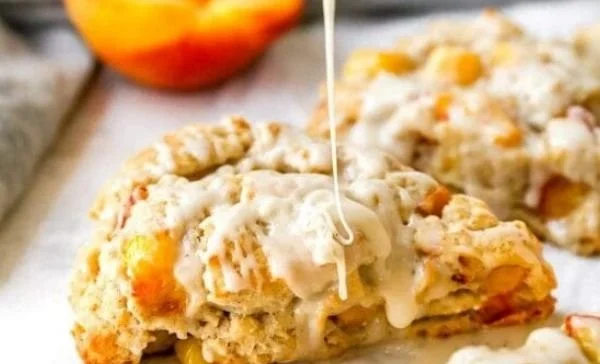 Pfirsich-Scones