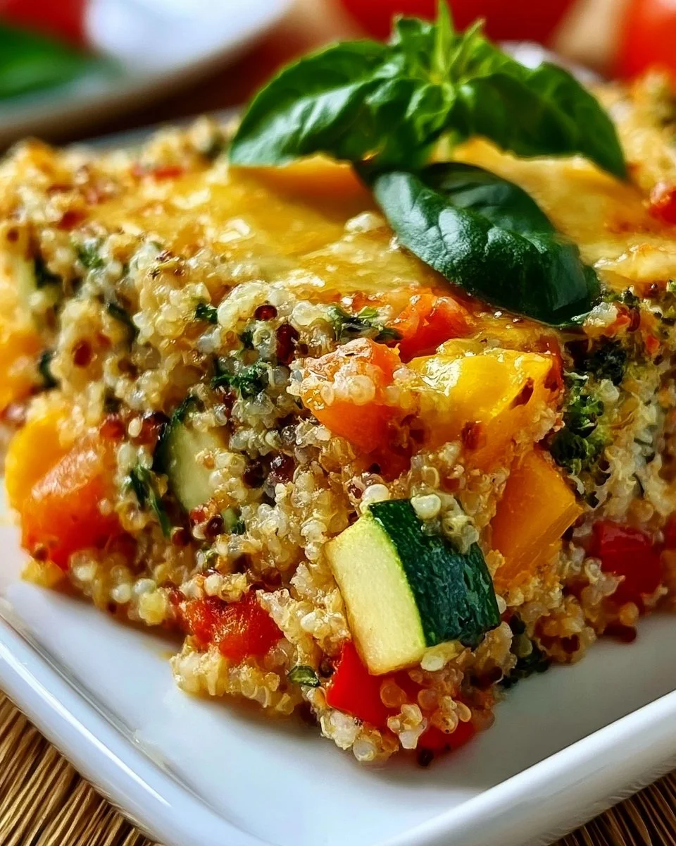Quinoa vegetable casserole