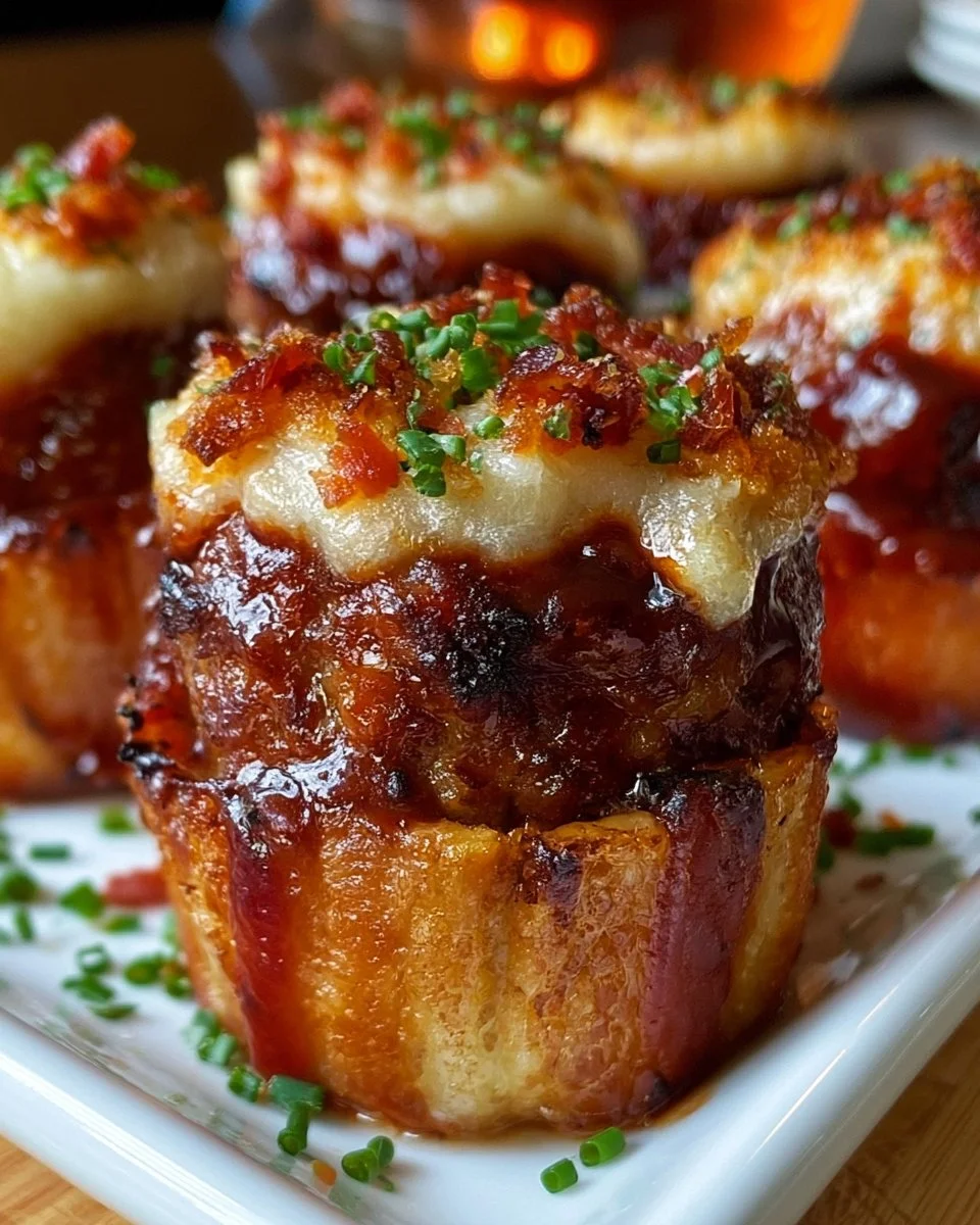Rauchige Bourbon BBQ Fleischmann-Cupcakes