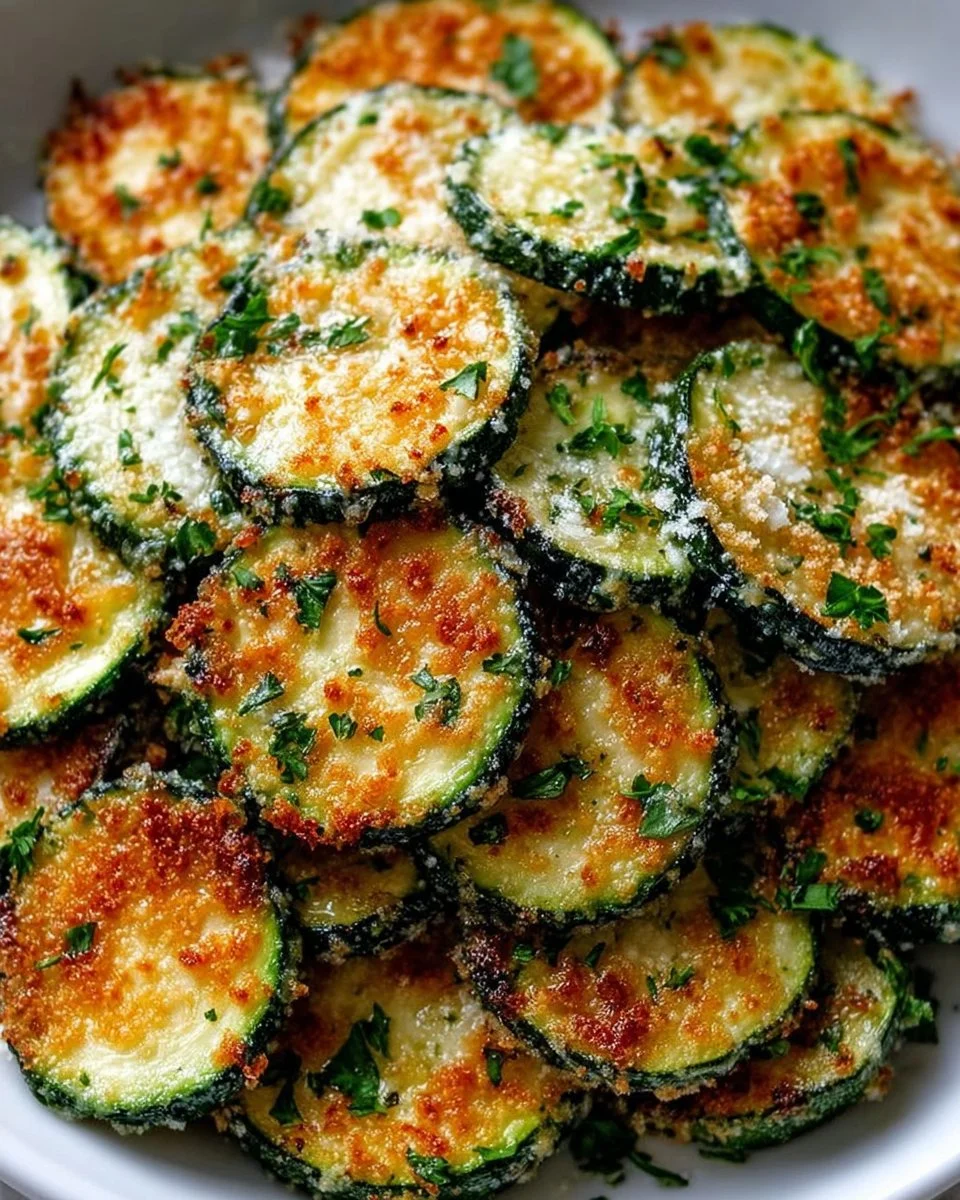 Unwiderstehlich knusprige Knoblauch-Parmesan-geröstete Zucchini